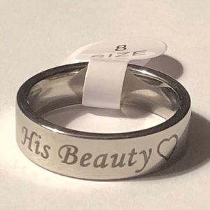 His Beauty with Heart Ring